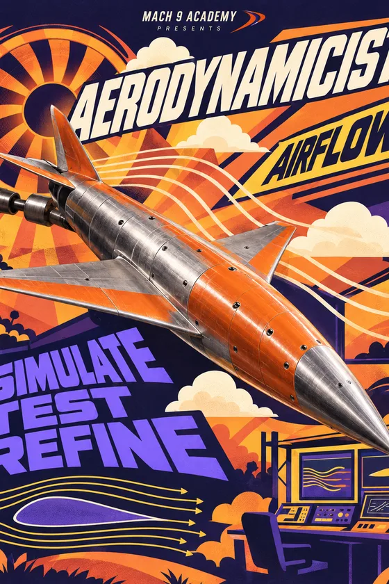 Aerodynamicist, career poster