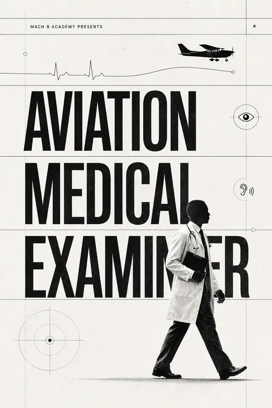 Aviation Medical Examiner, career poster