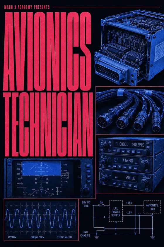 Avionics Technician, career poster