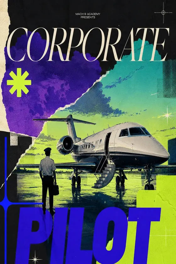 Corporate Pilot, career poster