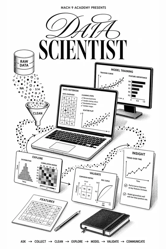 Data Scientist, career poster