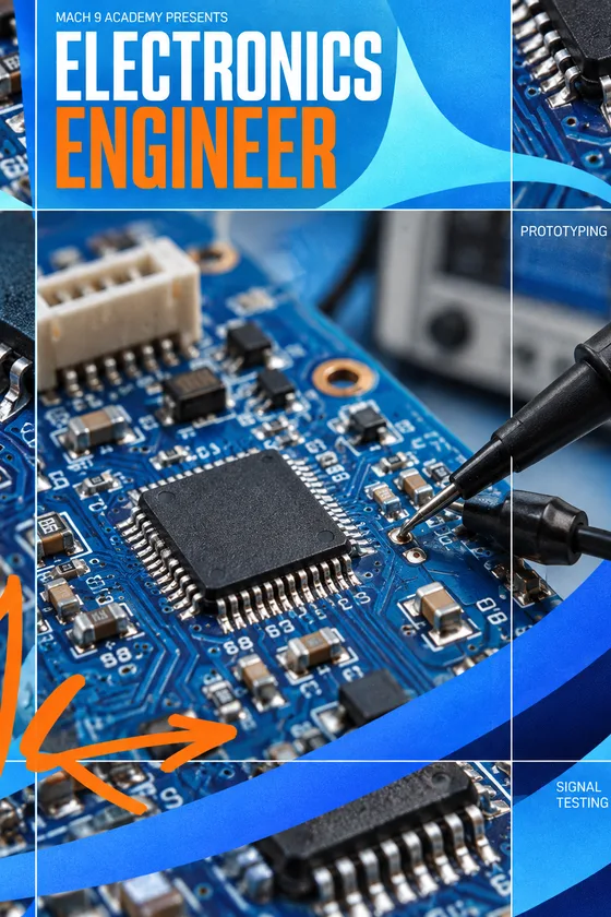 Electronics Engineer, career poster