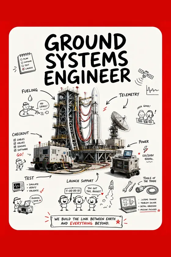 Ground Systems Engineer, career poster
