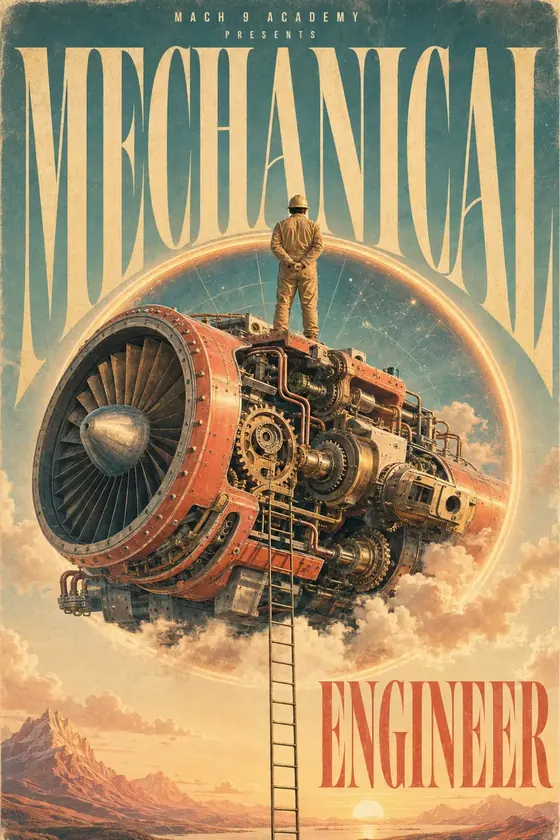 Mechanical Engineer, career poster
