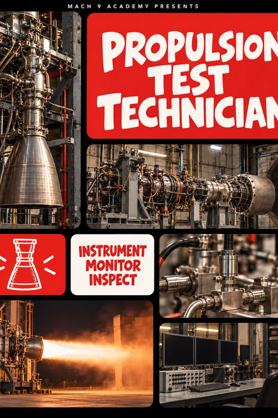 Propulsion Test Technician, career poster