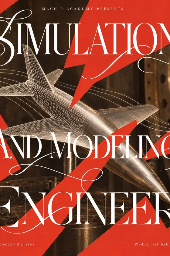 Simulation and Modeling Engineer, career poster
